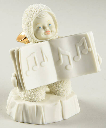 Snowbabies Trumpeter With Music Book - No Box 158 B