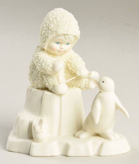 Snowbabies I Can Tie Them Myself - With Box