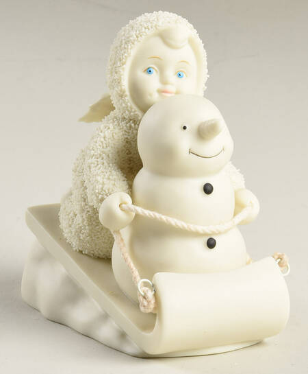 Snowbabies Snowy Fun With A Friend - Boxed