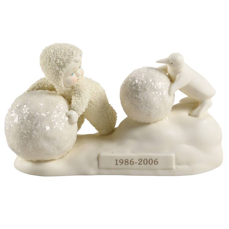 Snowbabies I'm Making Snowballs Too-Anniversary - Boxed