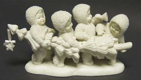 Snowbabies Hi-Ho, Hi-Ho, To Frolic Land W - Boxed