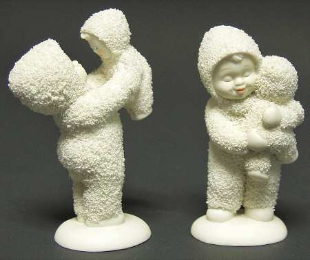 Snowbabies My Snowbaby Baby Dolls- Set Of 2 - Boxed