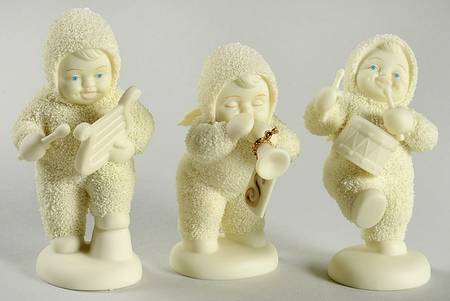 Snowbabies Music From The Highest-Set Of 3 - 409 With Box