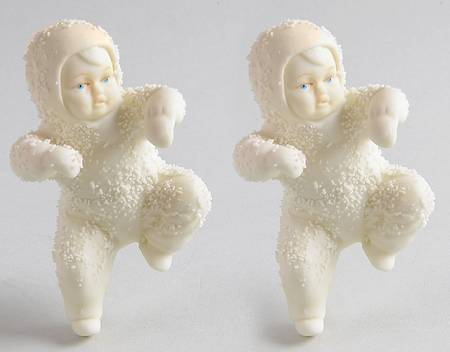 Snowbabies Hanging Pair - With Box Bx371