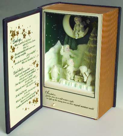 Snowbabies Music Boxes Let It Snow - Animated Book - Boxed