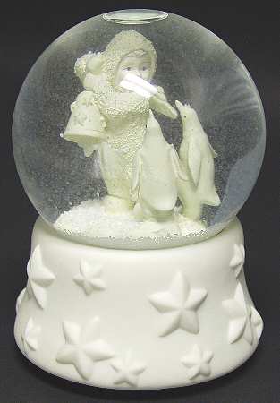 Snowbabies Waterglobe Jingle Bell - Boxed