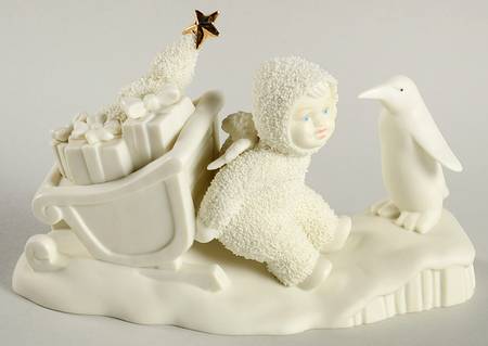 Snowbabies Stuck In The Snow - With Box Bx379