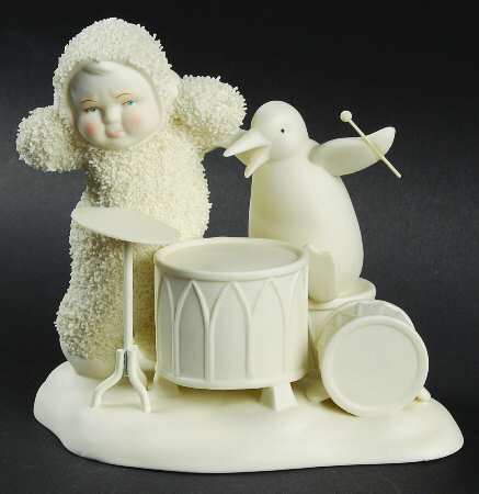 Snowbabies Give Me My Drumsticks Back - With Box