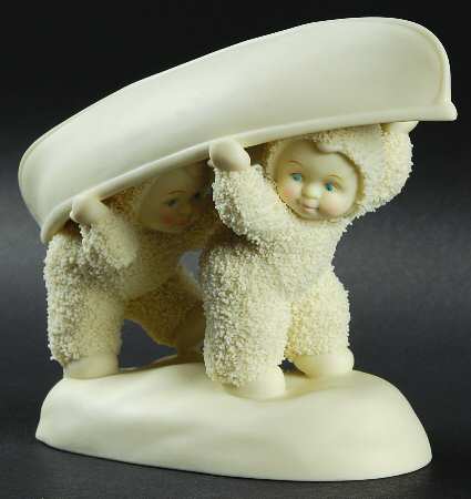 Snowbabies It Takes Two - With Box