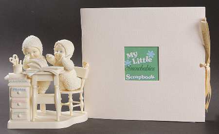 Snowbabies Scrapbook Crazy-Set Of 2 - Boxed