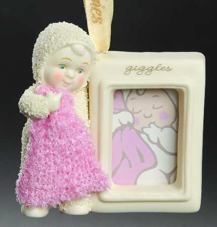 Snowbabies Baby Blanket Frame-Pink-Giggles - With Box