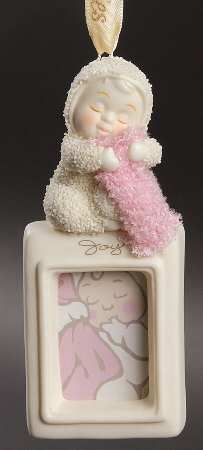 Snowbabies Baby Blanket Frame-Pink-Joy - With Box Bx317