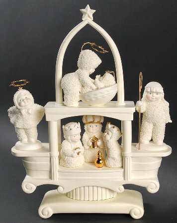 Snowbabies A Very Special Story-Nativity Set Of 5 - With Box Bx321