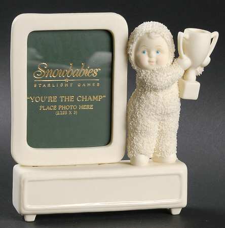 Snowbabies You're The Champ, Frame - With Box Bx337