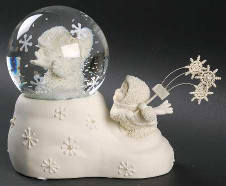 Snowbabies Waterglobe Let It Snow - Boxed