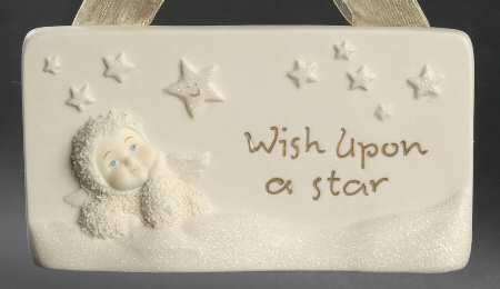 Snowbabies Wish Upon A Star Plaque - Bx361 With Box