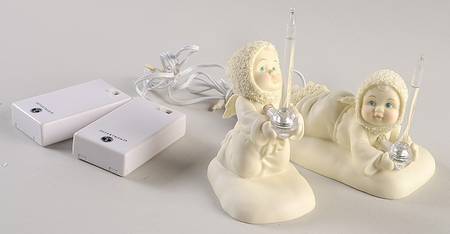 Snowbabies Heavenly Bubbles-Set Of 2 - With Box Bx643