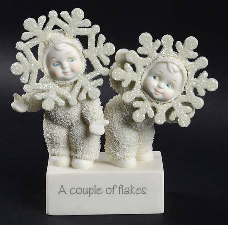 Snowbabies A Couple Of Flakes - Boxed