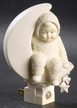 Snowbabies Moon Beams Night Light - Boxed