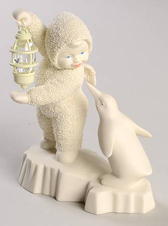Snowbabies I'Ii Light The Way - Boxed