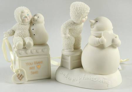 Snowbabies You Make My Heart Sing-Set Of 3 - With Box Bx685