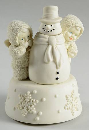 Snowbabies Did He See You?-Musical - Boxed