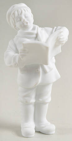 Winter Silhouettes-Porcelain Boy With Music Sheet - No Box 105c
