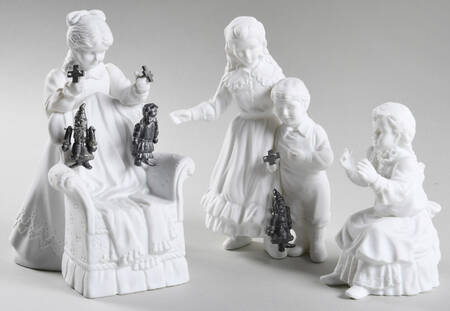 Winter Silhouettes-Porcelain The Marionette Performance - No Box