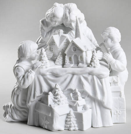 Winter Silhouettes-Porcelain A Family Tradition - No Box