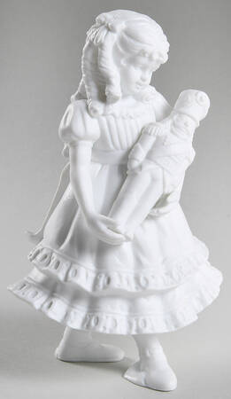 Winter Silhouettes-Porcelain Clara And Nutcracker - No Box