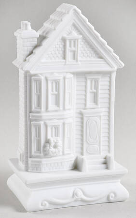 Winter Silhouettes-Porcelain Dollhouse With No Furniture - No Box 45b