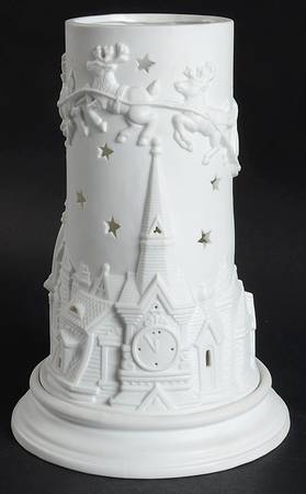 Winter Silhouettes-Porcelain Winter Night - No Box