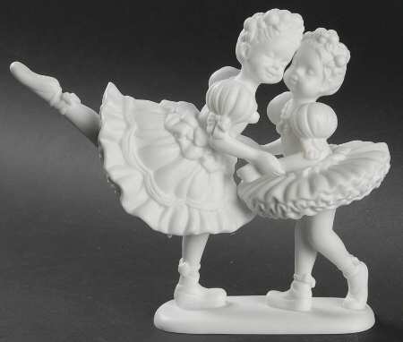 Winter Silhouettes-Porcelain Sugar Plum Fairies - Boxed