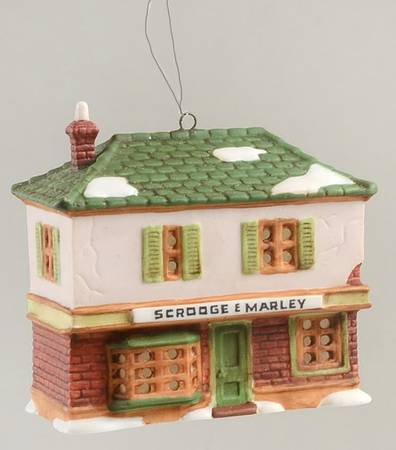Dickens Village-Ornament Scrooge & Marley Counting House - Boxed