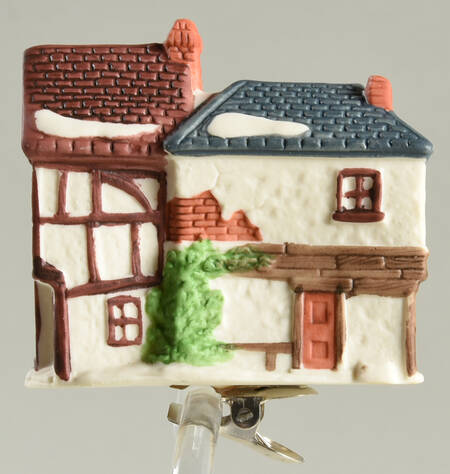 Dickens Village-Ornament Rate Book Shop-Clip On - Boxed