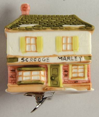 Dickens Village-Ornament Scrooge & Marley Counting House - No Box