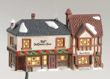 Dickens Village-Ornament The Old Curiosity Shop-With Light Cord - Boxed