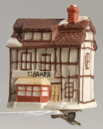 Dickens Village-Ornament Baker Shop-Clip On - Boxed