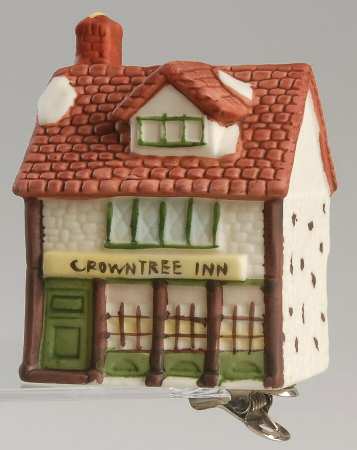 Dickens Village-Ornament Crowntree Inn-Clip On - Boxed