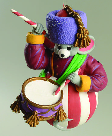 Nutcracker Suite-Ornament Mouse Soldier - Boxed