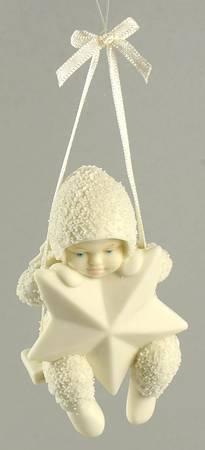 Snowbabies Ornaments Swinging On A Star - Boxed