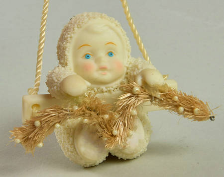Snowbabies Ornaments Swingin Holiday - Boxed