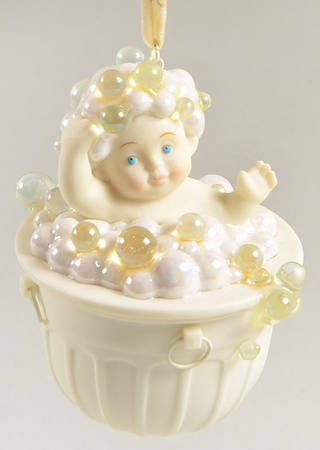 Snowbabies Ornaments Babies First Bubble Bath - Boxed