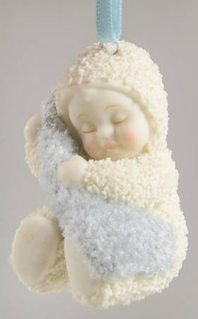 Snowbabies Ornaments My Favorite Blanket-Boy - Boxed