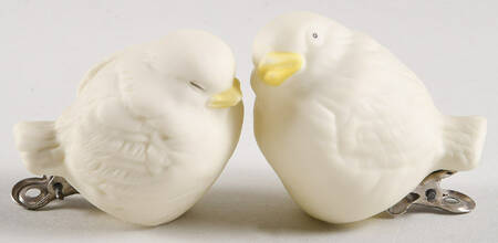 Snowbabies Ornaments Snowbird Light-Ups Set Of 2 - Boxed