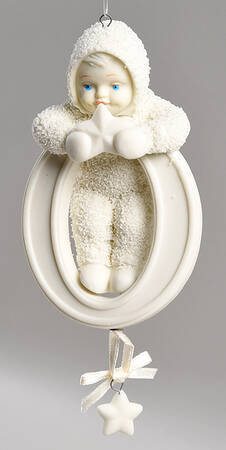 Snowbabies Ornaments Joy-Letter O - No Box 52b
