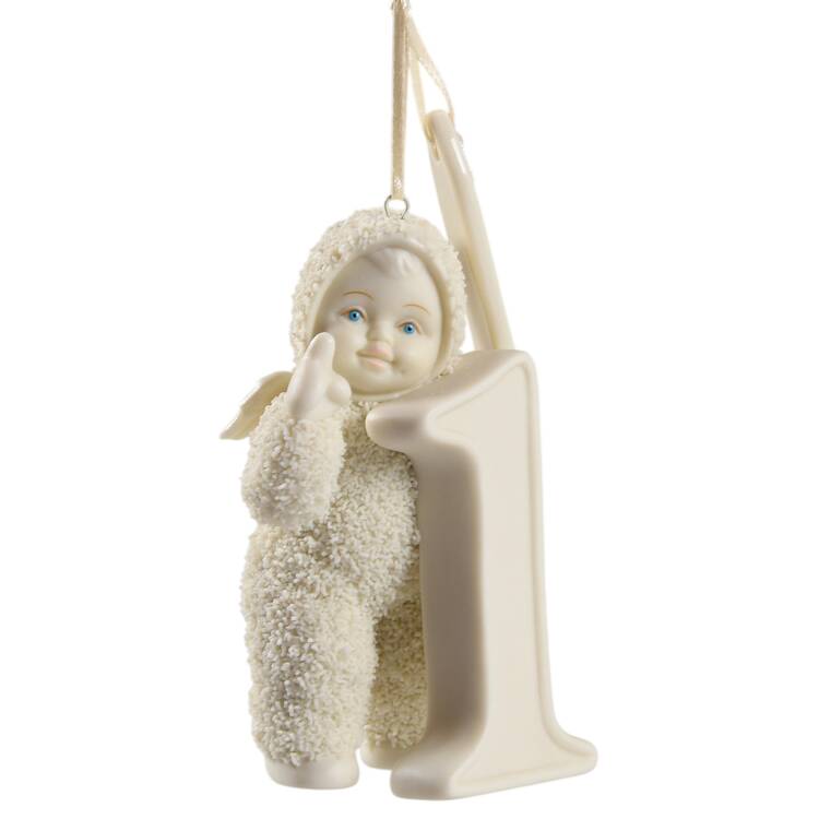 Snowbabies Ornaments 1st Birthday - Boxed