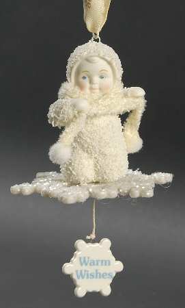 Snowbabies Ornaments Warm Wishes - Boxed