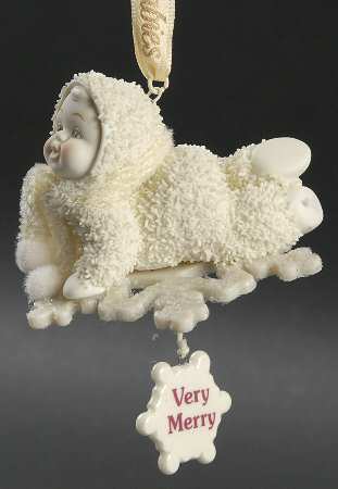 Snowbabies Ornaments Very Merry - Boxed