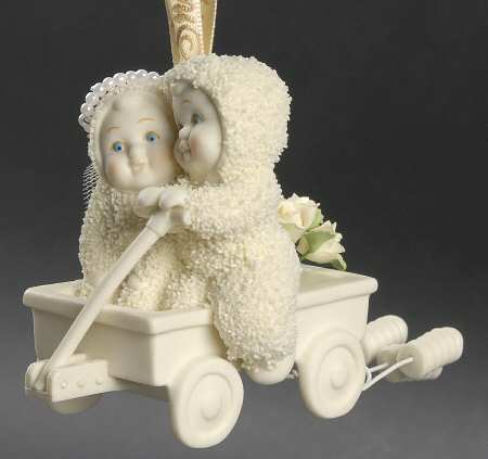 Snowbabies Ornaments Just Married Ornament - Boxed